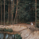 sesja ślubna nad rzeką